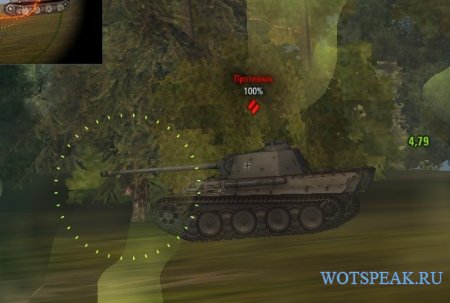 Читерский автоприцел с упреждением и захватом за препятствием от fkzcrf для World of tanks 0.9.14 WOT