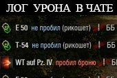 Damage Announcer - лог полученного урона в чате + сообщение после выстрела арты для World of tanks 2.0.1.1 WOT / 1.38.0.0 Мир танков
