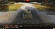 Интересный ангар танк на площади от WG для World of tanks 0.9.17.0.3 WOT