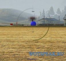 3D сфера (шар) и сообщение после попадания по врагу без засвета для World of tanks 1.20.0.1 WOT