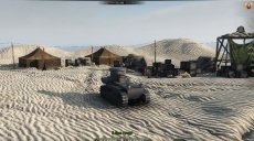 Мод на ангар в пустыне для World of tanks 1.12.0.0 WOT