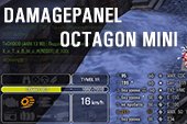 Компактная панель повреждений Octagon Mini для World of tanks 2.0.1.1 WOT / 1.38.0.0 Мир танков