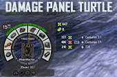Панель повреждений Turtle для World of tanks 2.0.1.1 WOT / 1.38.0.0 Мир танков